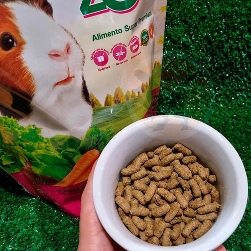 Ração Mega Zoo - 500g | Para Porquinho Da Índia Adulto