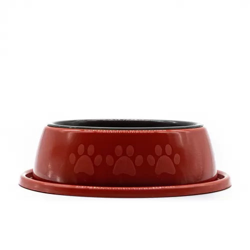 Comedouro Coma Melhor - 600ml | 5X1 Médio Vermelho