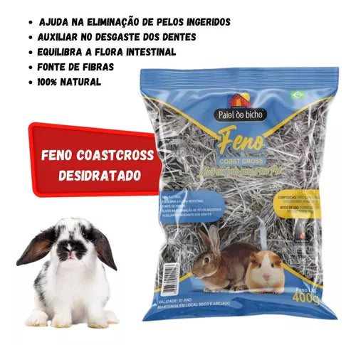 Feno Coast Cross - 400g | Paiol Do Bicho