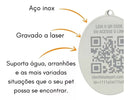 Tag de Identificação Pet - Localização por QR CODE