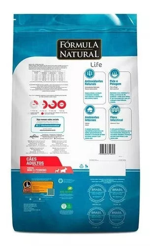 Ração Formula Natural Super Premium Life cães adultos mini e pequeno - 7kg