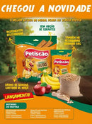 Bifinho Snack Petiscão para Cães - 250g | Sabor Fruta Banana, Maçã e Aveia