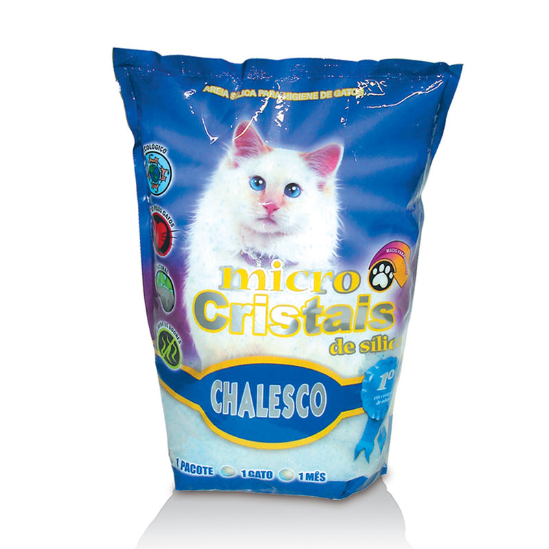 Granulado Chalesco MicroCristais - 1.8Kg | Areia Gatos