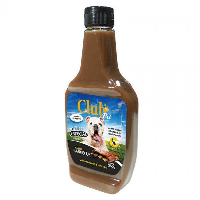Molho Especial para ração Club Pet - 250g | Sabor Barbecue