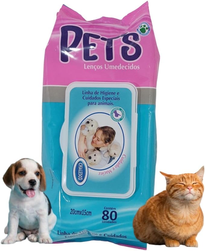 Lenços Umedecidos Chalesco - 80 Unidades