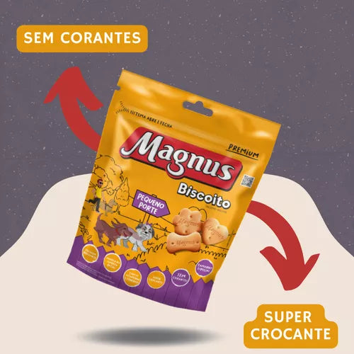 Biscoito Para Cães Pequeno Porte - 400g | Magnus Crocante