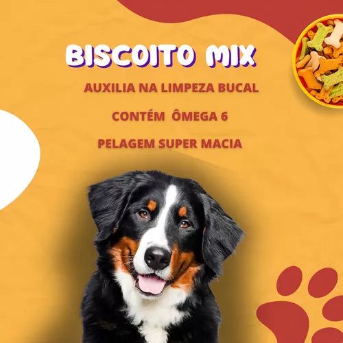Biscoito Mix Cães Adultos - 1kg | Magnus Crocante