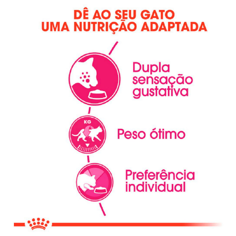 Ração Royal Canin Exigente Gatos Adultos - 400g | Paladares delicados