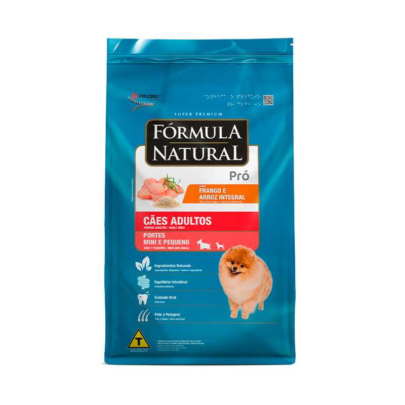 Ração Formula Natural Pro Adultos Mini e Pequenos - 1kg | Sabor Frango e Arroz