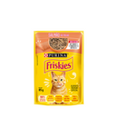 Ração Úmida Friskies Sachê Gatos | Sabor Salmão ao Molho 85g