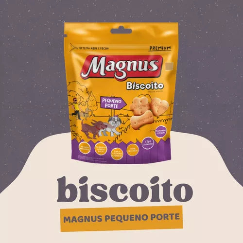 Biscoito Cães Pequeno Porte - 1kg | Magnus Crocante
