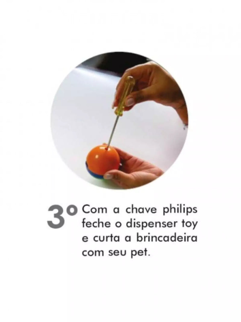 Brinquedo Plástico Dispenser Toy para Gatos - 7cm | ClubPet