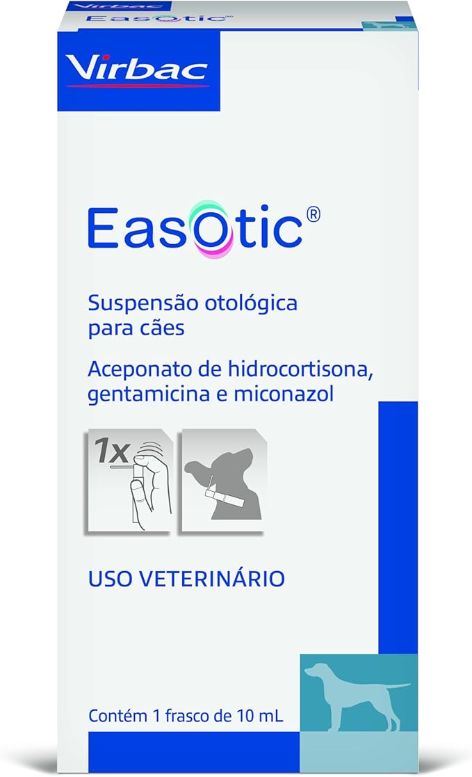EasOtic para Cães 10 ml | Suspensão Otológica