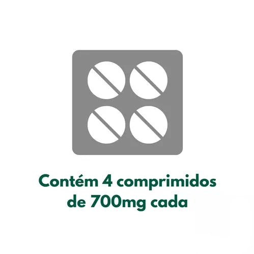 Vermífugo Vetmax Plus Para Cães E Gatos - 4 Comprimidos | 700mg Vetnil