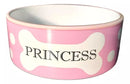 Tigela Porcelana P/ Cães - 400ml e 700ml | Pet Princess Rosa