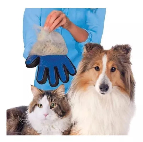 Luva Escova NanoMagnética - Javick | Tira pelos dos cães e gatos