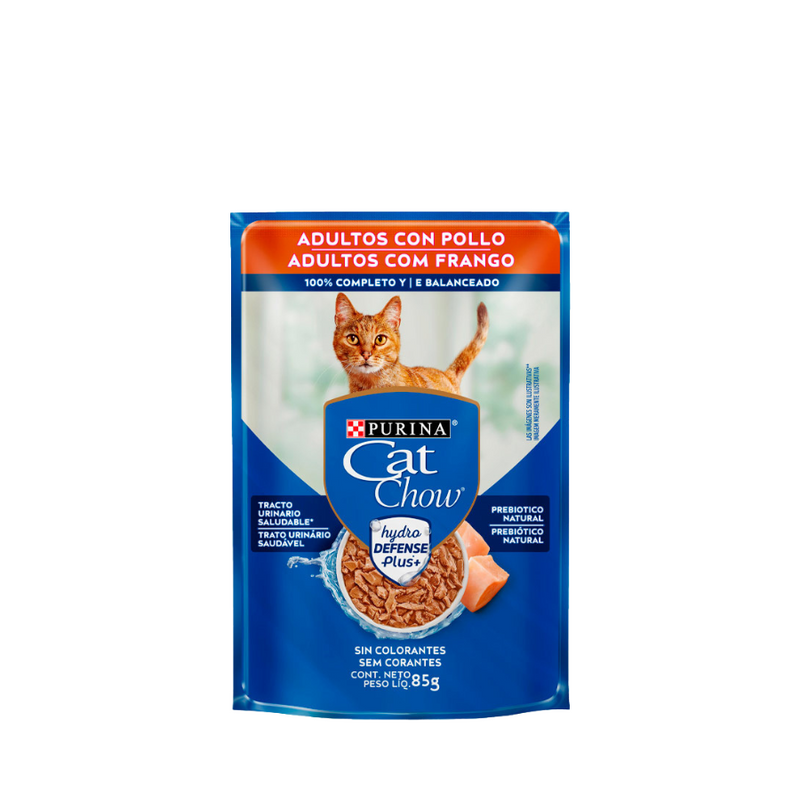 Ração Úmida Cat Chow Gatos | Sabor Frango 85g