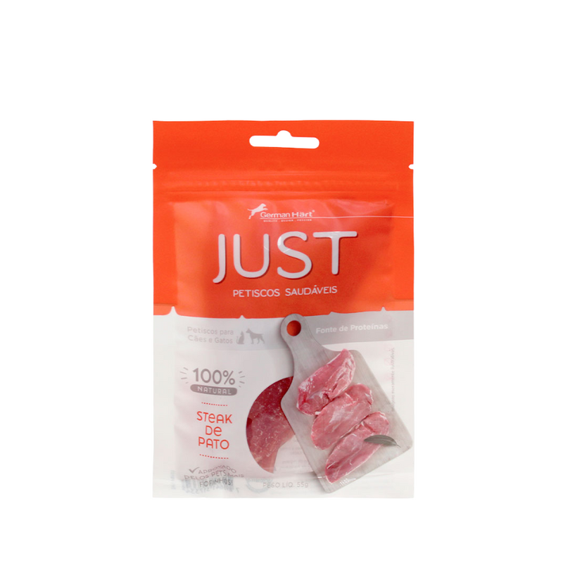 Petisco Just Steak de Pato | Cães e Gatos 55g