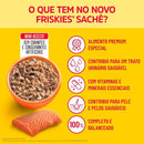 Ração Úmida Friskies Sachê Gatos | Sabor Salmão ao Molho 85g