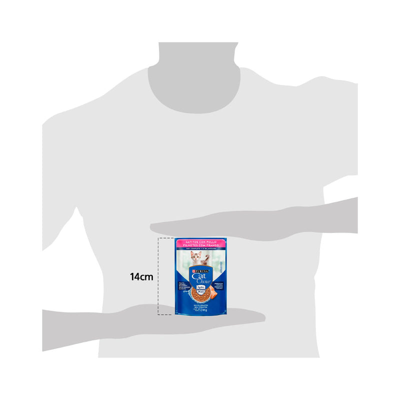 Ração Úmida Cat Chow Gatos Filhotes | Sabor Frango 85g