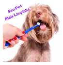 Kit Dental Especial CatDog - 2 Escovas + 1 Pasta | Para cães e gatos