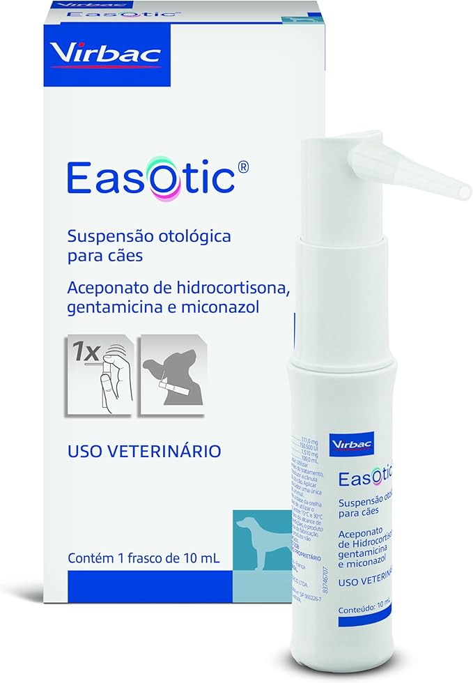 EasOtic para Cães 10 ml | Suspensão Otológica
