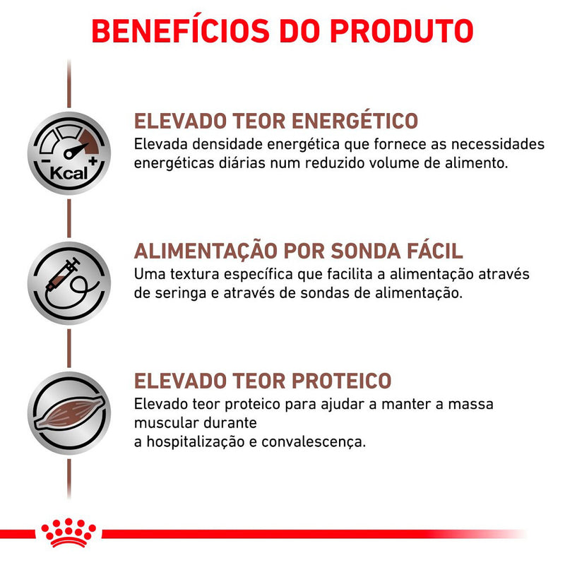 Ração Úmida Recovery Royal Canin - 195g | Cães E Gatos