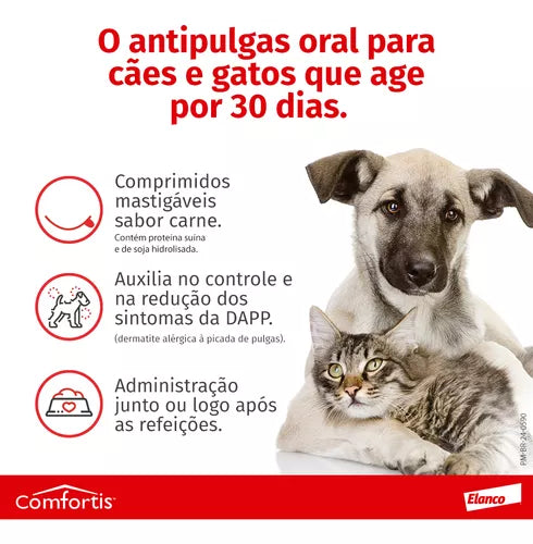 Antipulgas Comfortis Elanco - 140 mg | Cães de 18kg a 27kg