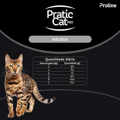Ração Pratic Cat Pro - 10.1kg | Sabor Carne e Frango