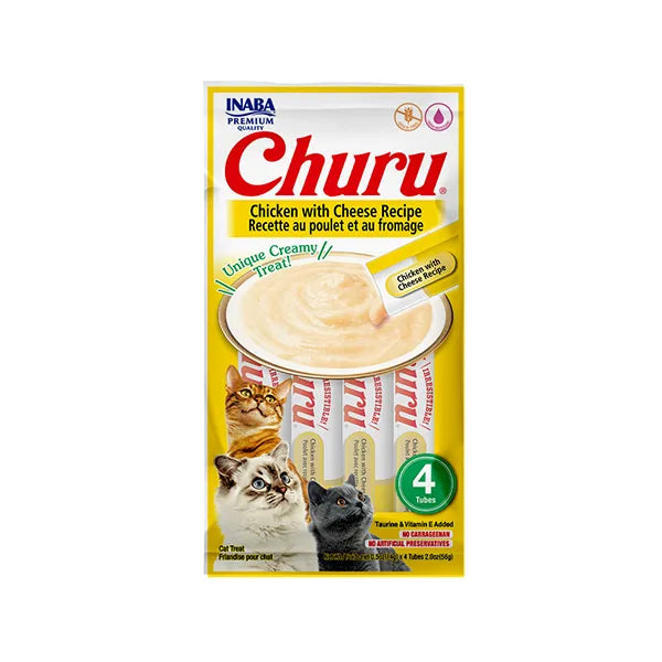 Petisco Purê Churu 4 Unidades - 56g | Diversos Sabores